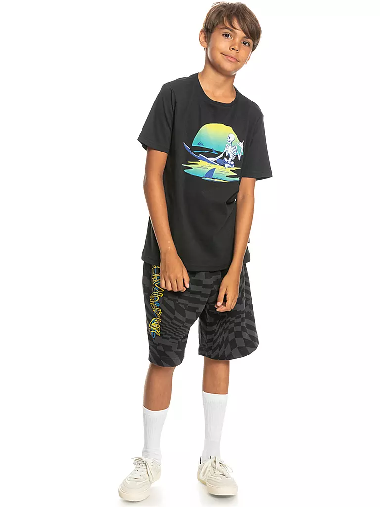 QUIKSILVER | Jungen Beachshirt Sunset Session | schwarz