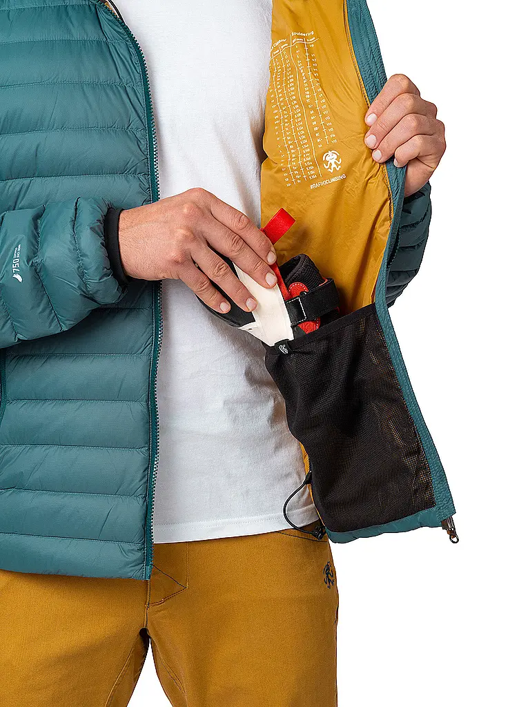 RAFIKI | Herren Isojacke Project RDS Down Hoodie | petrol