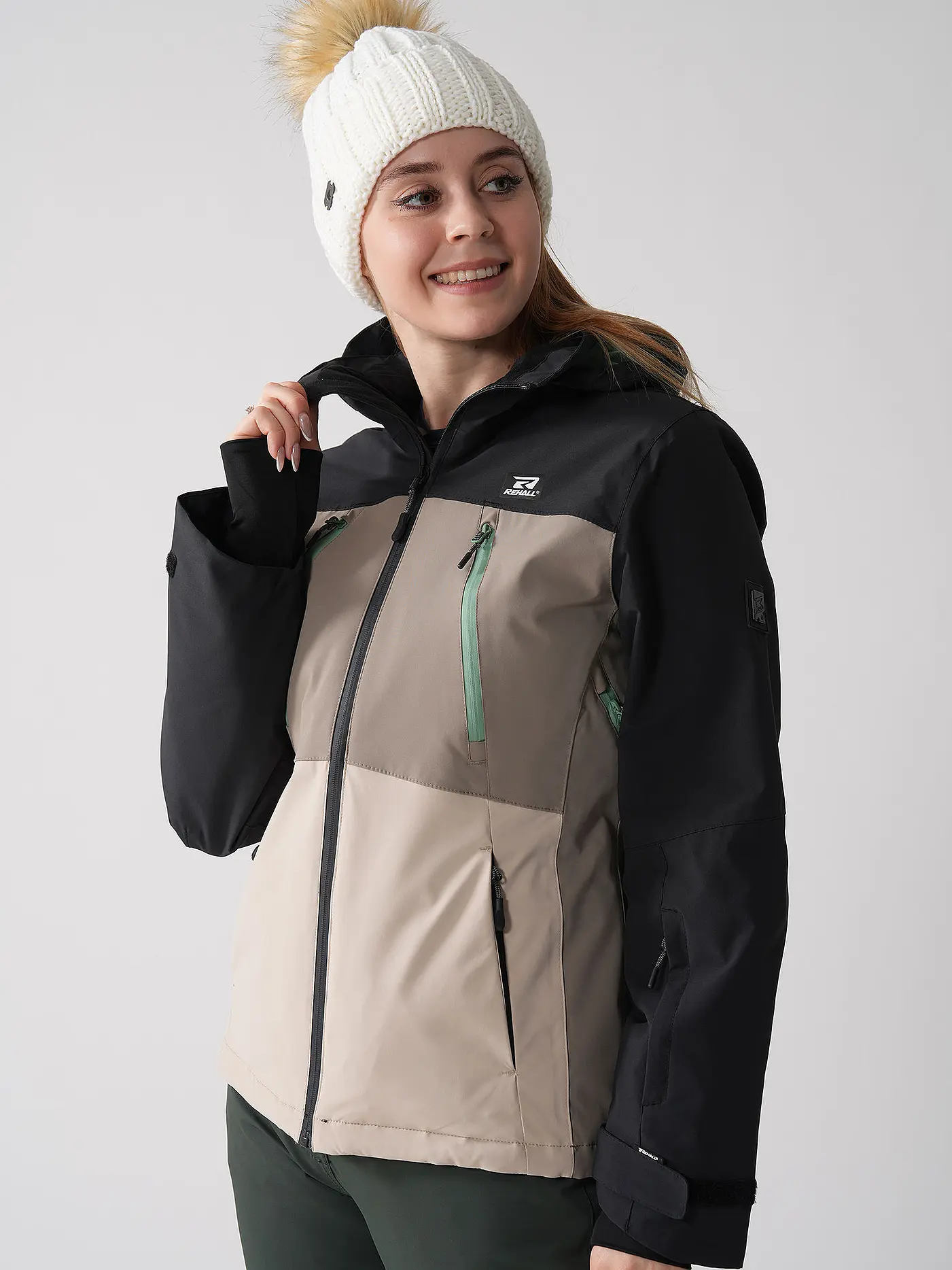 REHALL | Damen Snowboardjacke Meave-R | grau