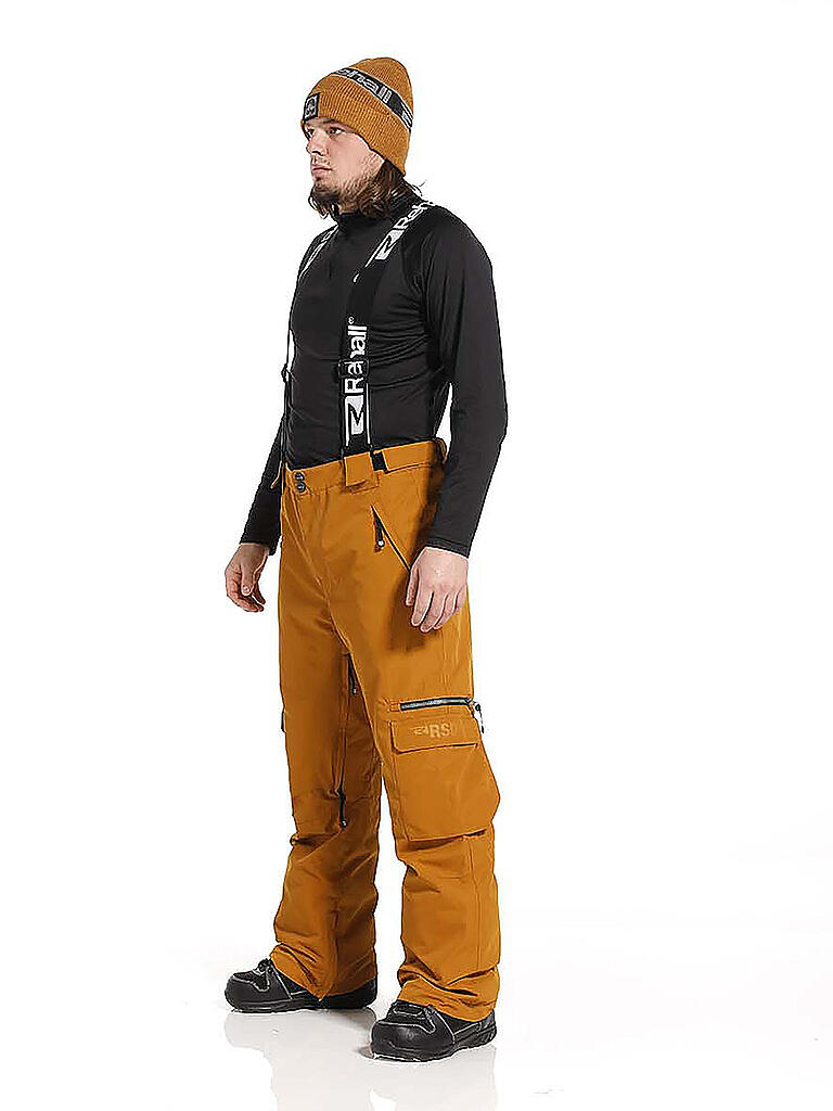 REHALL Herren Snowboardhose PokerR camel