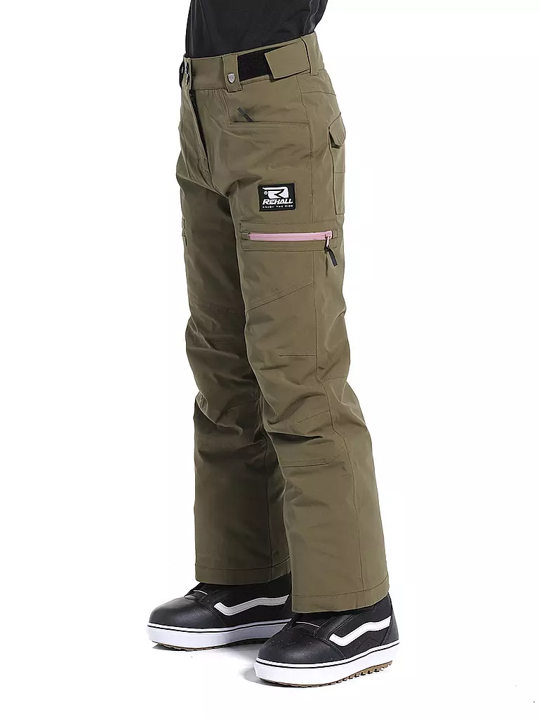 REHALL | Mädchen Snowboardhose Nori-R-JR | olive