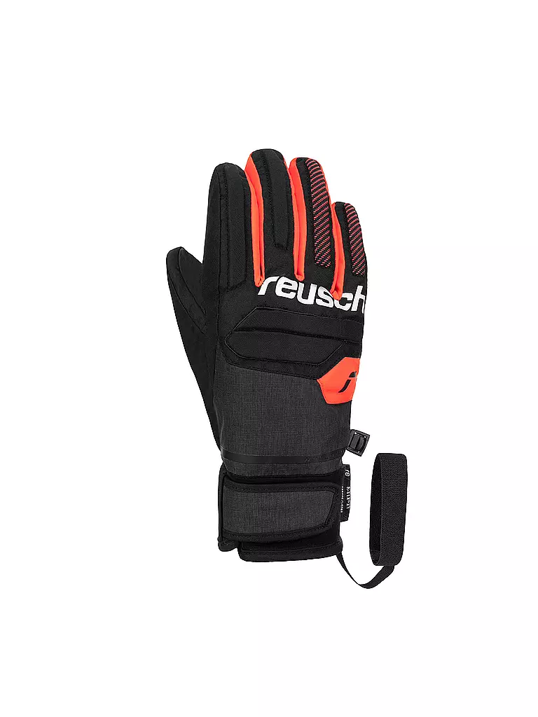 Reusch Reusch Ben Dress Blue / Cherry Tomato Kinder skihandschoenen