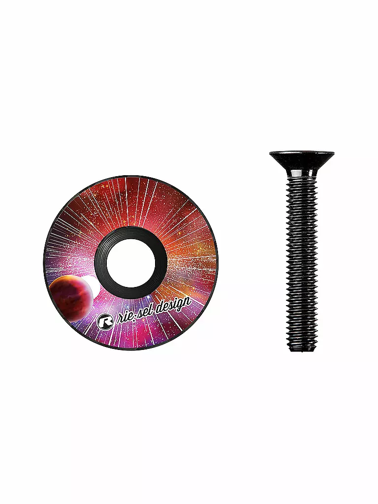 rie:sel design Tappo Fissaggio - stem:cap Carbon - snake