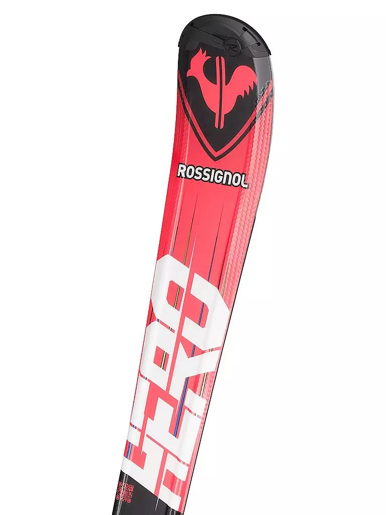 ROSSIGNOL | Jugendski Set Hero JR 100-120 + KID X 4 GW | rot