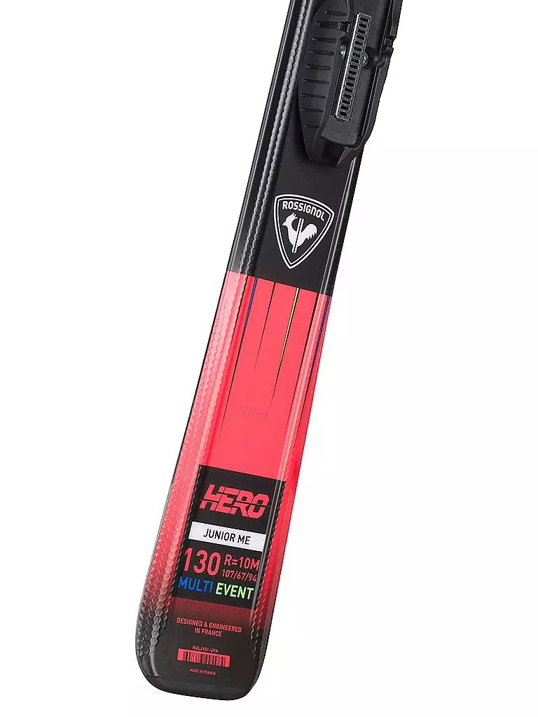 ROSSIGNOL | Jugendski Set Hero JR 100-120 + KID X 4 GW | rot