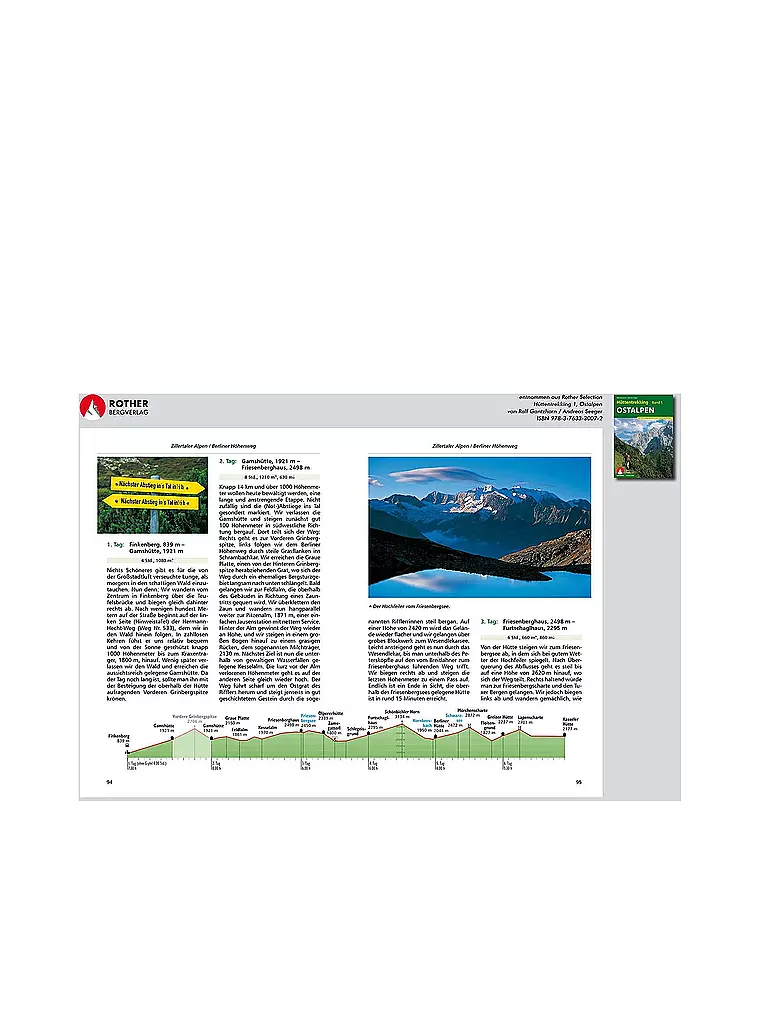 ROTHER | Hüttentrekking, Band 1: Ostalpen | keine Farbe