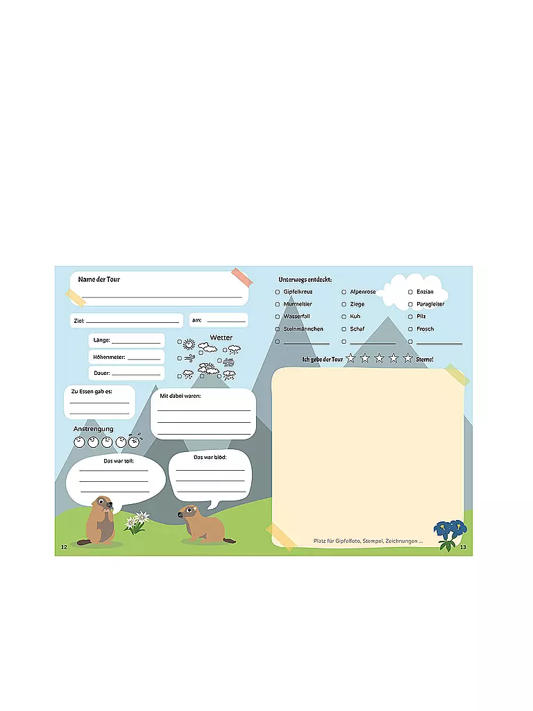 Aufklärungsbuch Für Kinder Ab 8 ROTHER Meine Touren - Wandertagebuch für Kinder keine Farbe