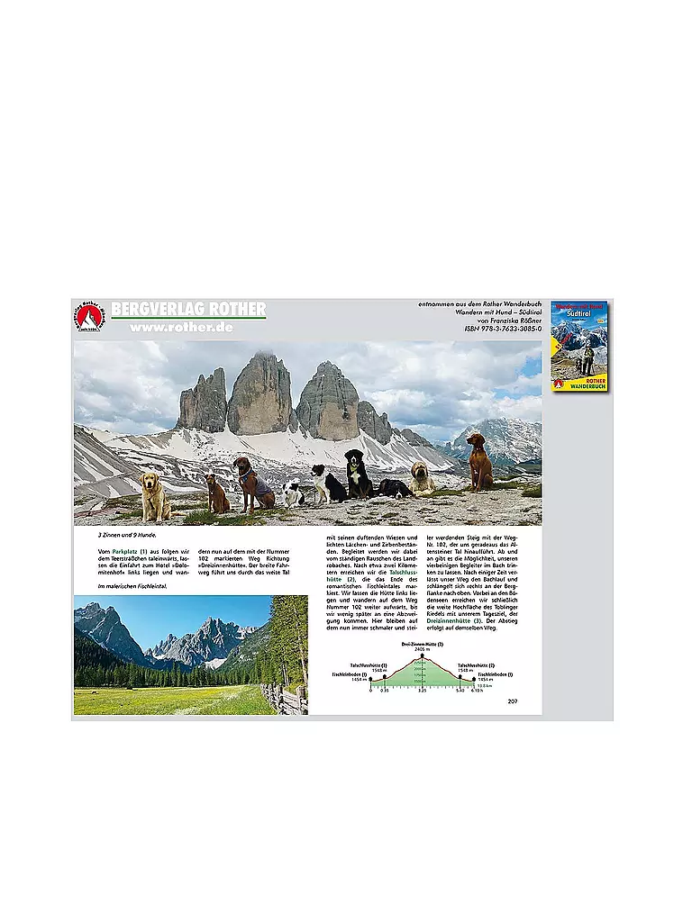 ROTHER | Wanderbuch Wandern mit Hund Südtirol | keine Farbe