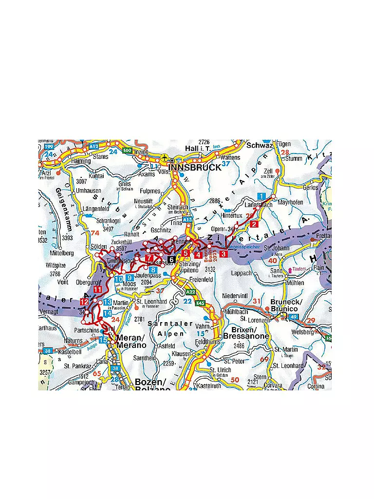 ROTHER | Wanderführer Tiroler Höhenweg | keine Farbe