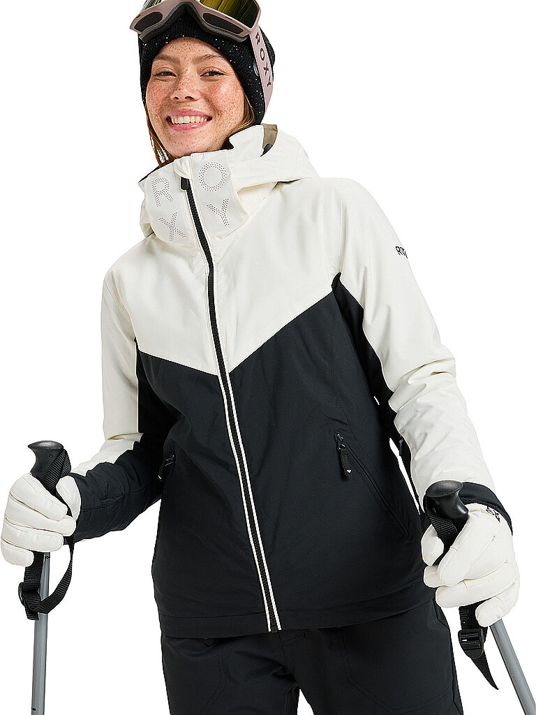 Roxy ROXY Damen Snowboardjacke Free Jet Block Hoodie schwarz | M, schwarz