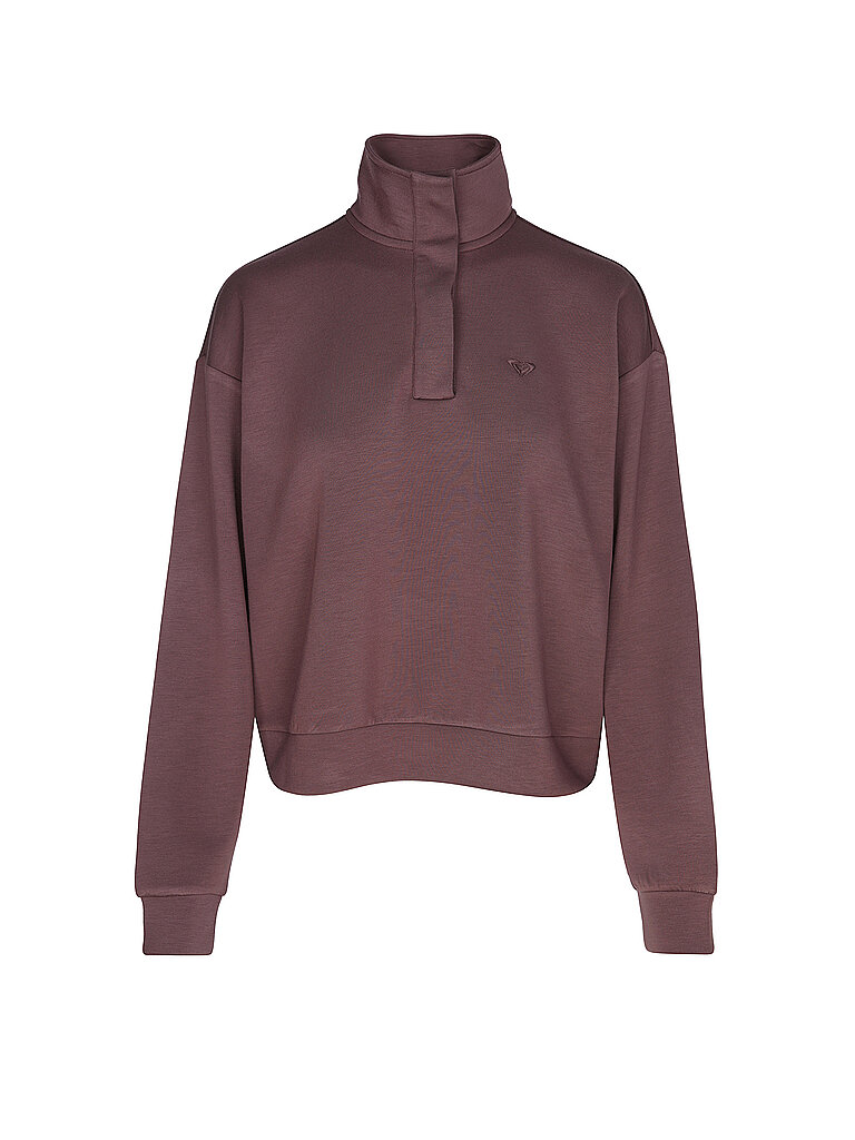 Roxy ROXY Damen Sweater Rise & Vibe Fleece dunkelrot | L, dunkelrot