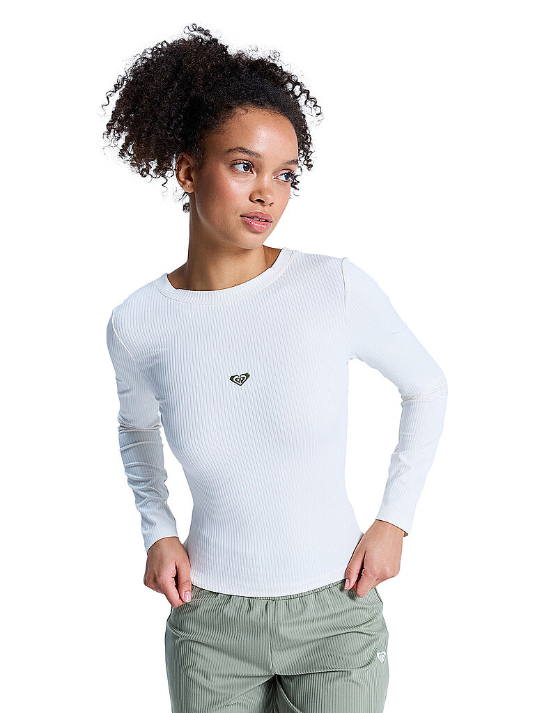 Roxy ROXY Damen Langarmshirt RISE AND VIBE weiss | XS, weiss