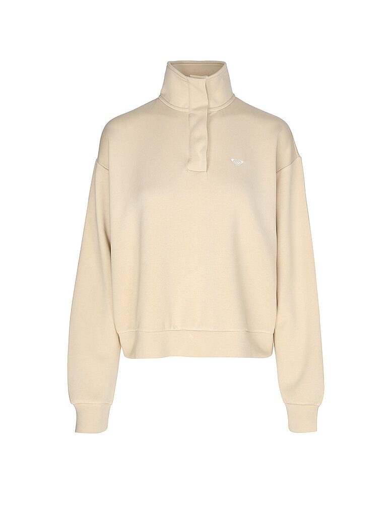ROXY Damen Sweater Rise &amp; Vibe Fleece beige | S