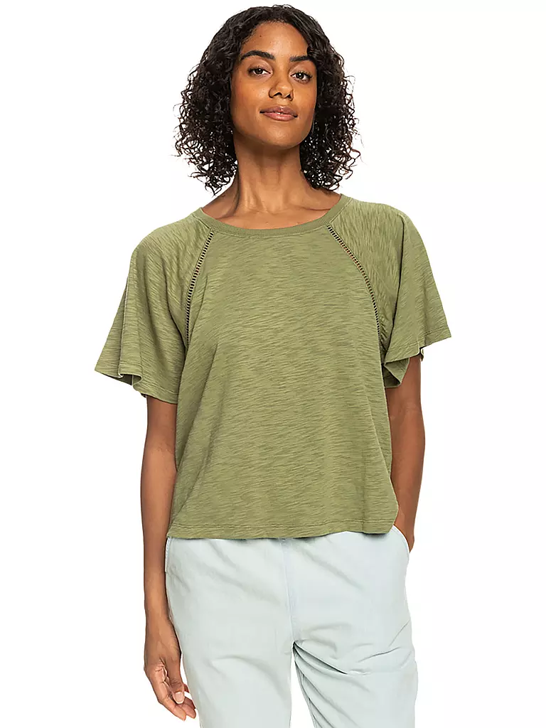 ROXY | Damen Beachshirt Time On My Side | olive