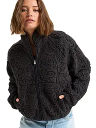 ROXY | Damen Fleecejacke Blurry Cloud | schwarz