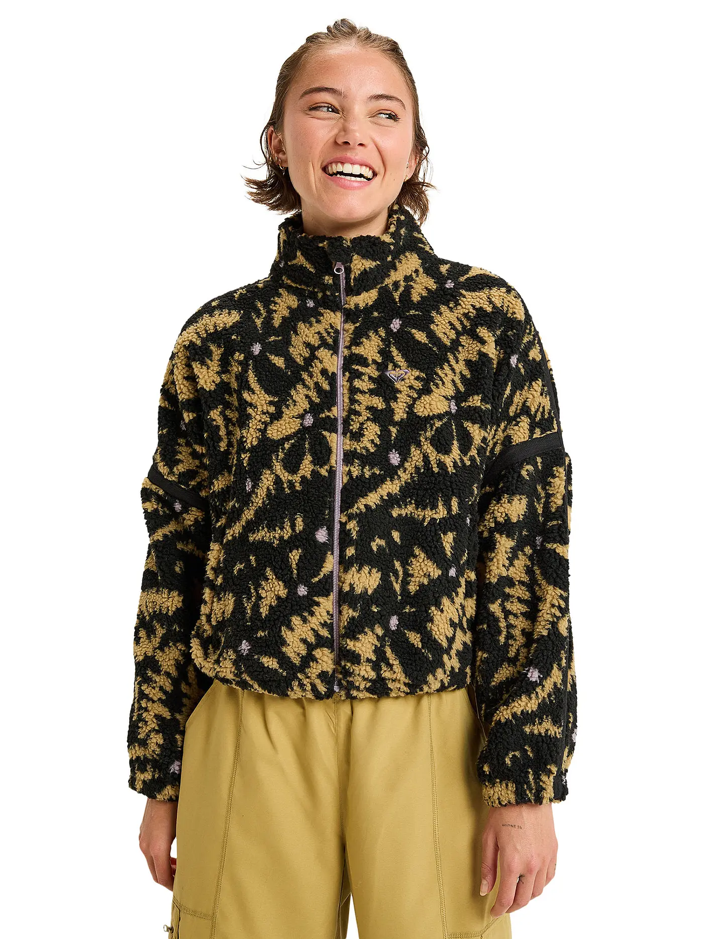 ROXY | Damen Fleecejacke Boundless Spirit | grau