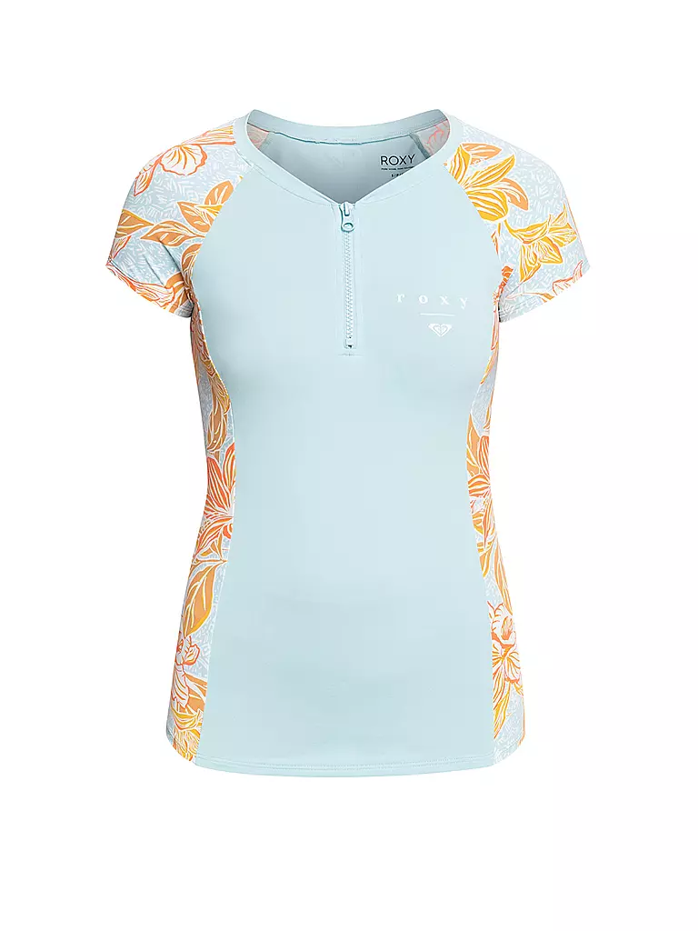 ROXY | Damen Rashguard Lycra Shirt Surf & Roxy 50+ | blau