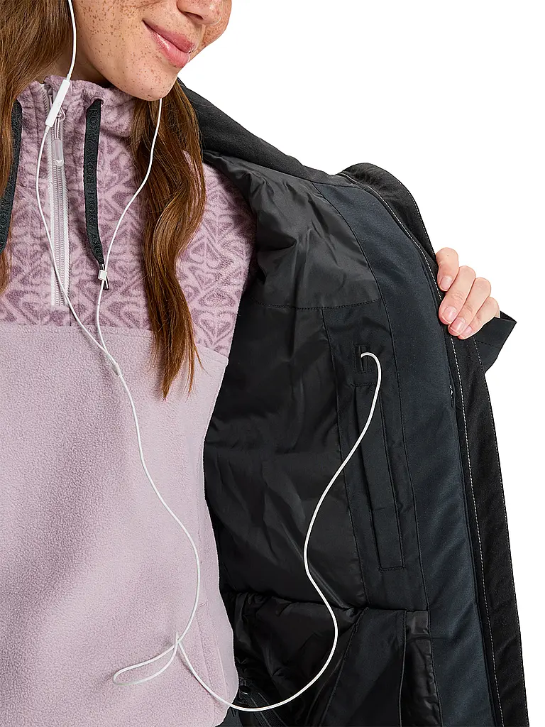 ROXY | Damen Snowboardjacke Free Jet Block Hoodie | schwarz