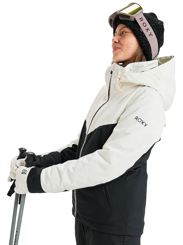 ROXY | Damen Snowboardjacke Free Jet Block Hoodie | schwarz
