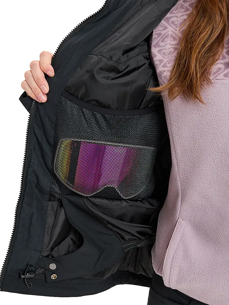 ROXY | Damen Snowboardjacke Free Jet Block Hoodie | schwarz