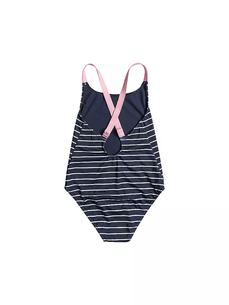 ROXY | Mädchen Badeanzug Bico Basic Stripe | dunkelblau