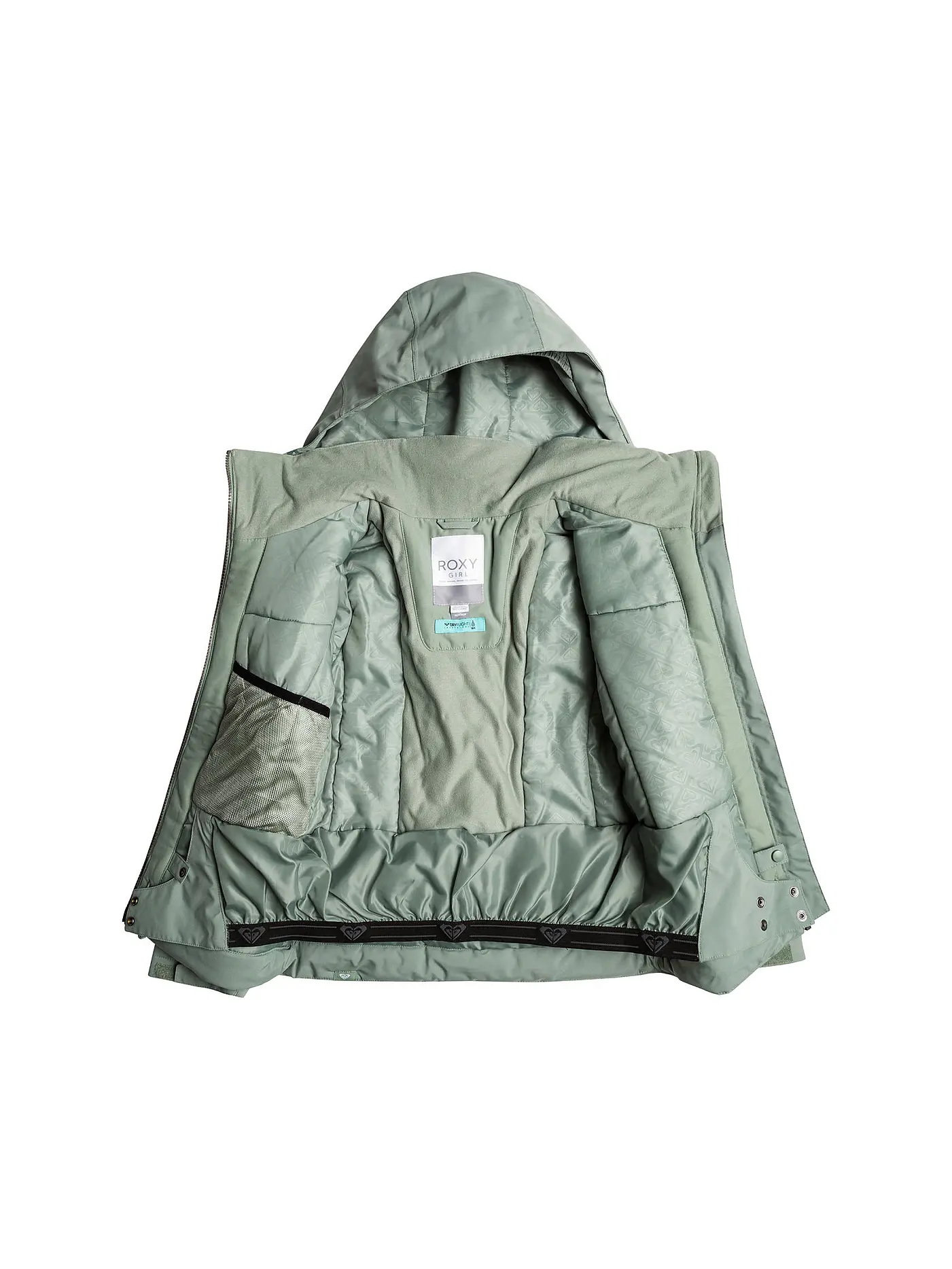 ROXY | Mädchen Snowboardjacke Meade  Hoodie | hellgrün