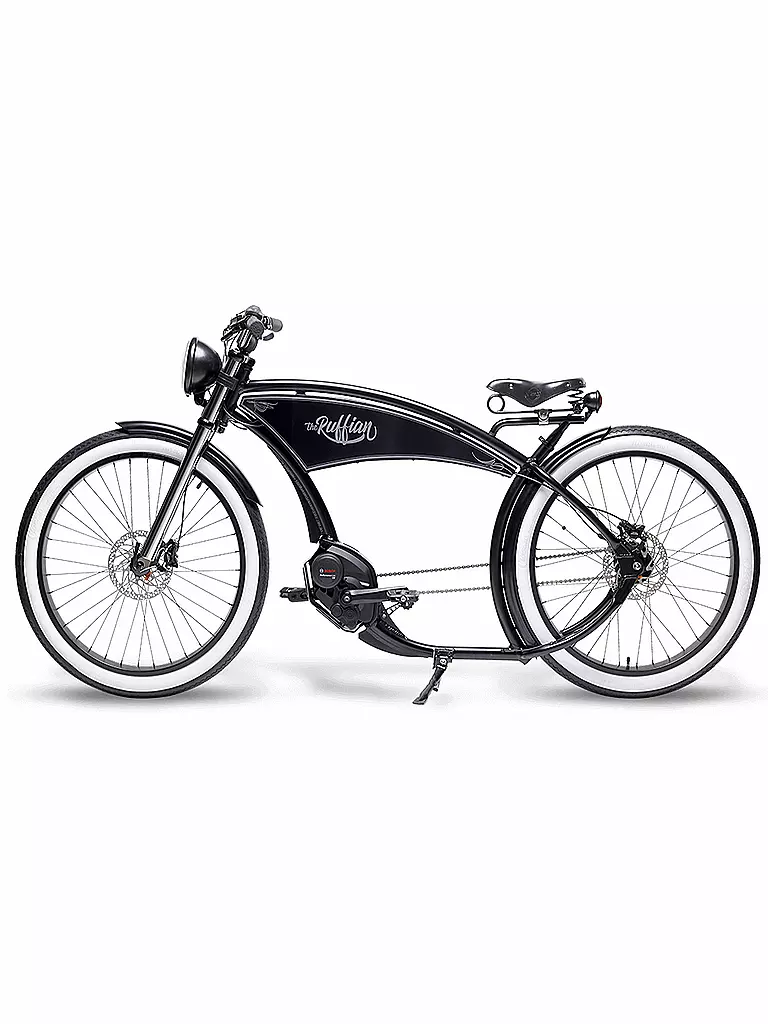 RUFFIAN | E-Bike 26" Cruiser The Ruffian Black | 999