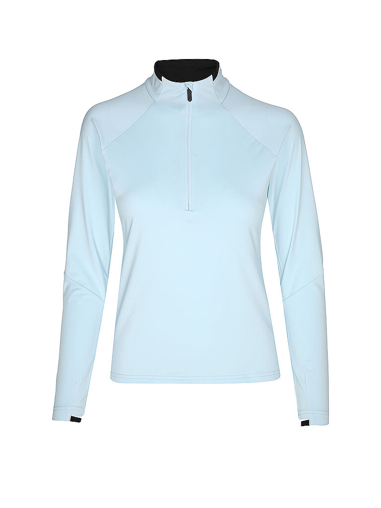 RUKKA RUKKA Damen Laufshirt Maalo mit Zip hellblau | 34, hellblau