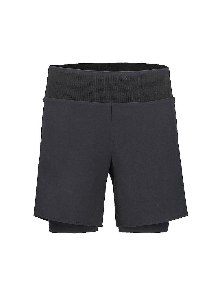 RUKKA Herren Laufshorts Musku 2in1 schwarz | M