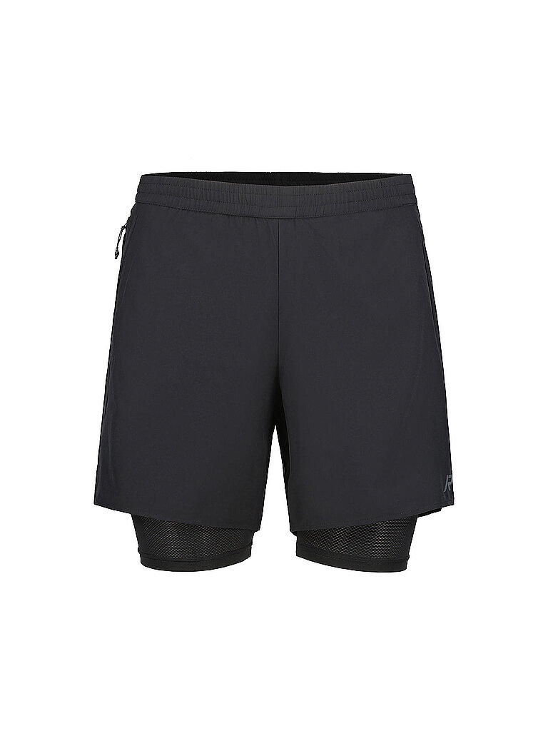 RUKKA RUKKA Herren Laufshorts Maaninka 2in1 schwarz | S, schwarz