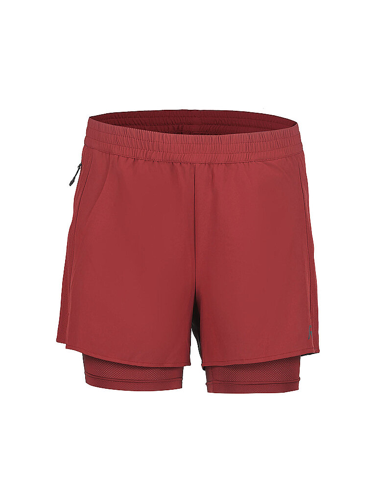 RUKKA RUKKA Damen Laufshorts Makela 2in1 rot | 34, rot