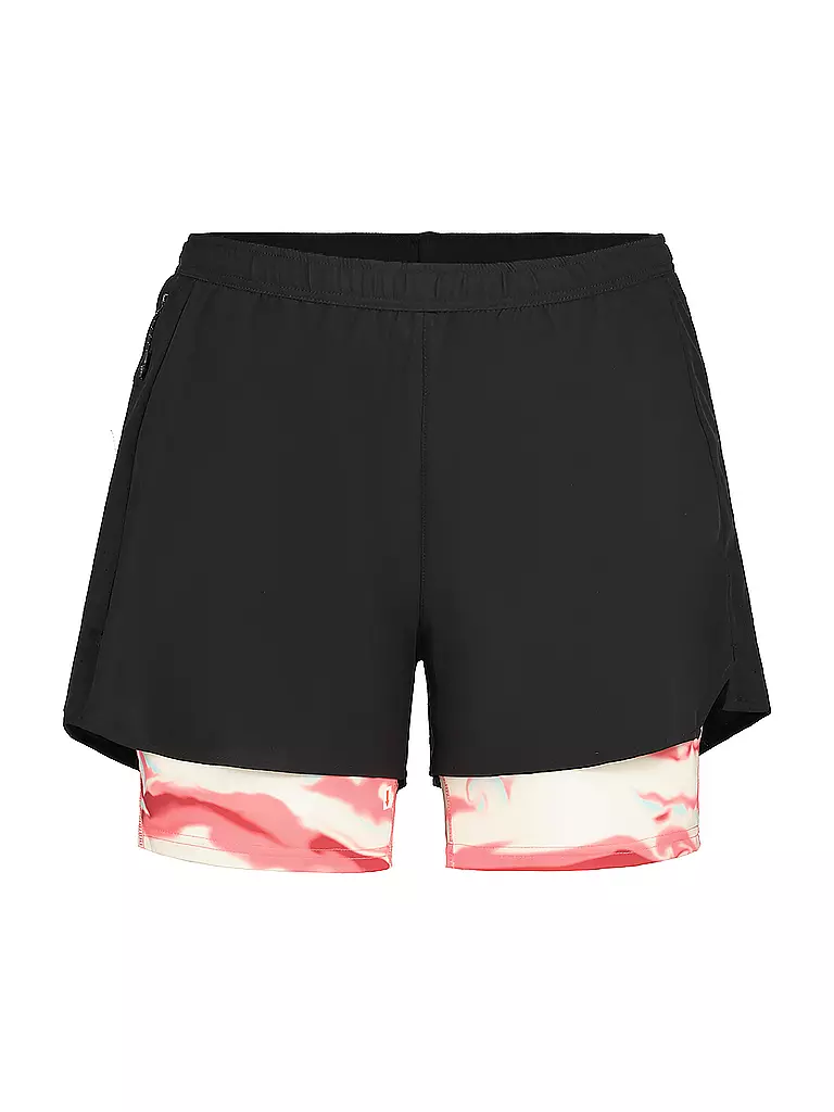 RUKKA | Damen 2in1 Laufshort Mahala | schwarz