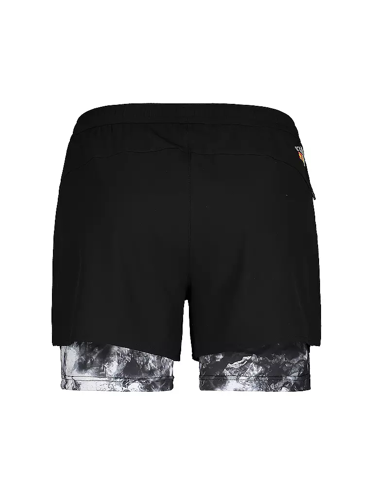 RUKKA | Damen 2in1 Laufshort Mahala | schwarz