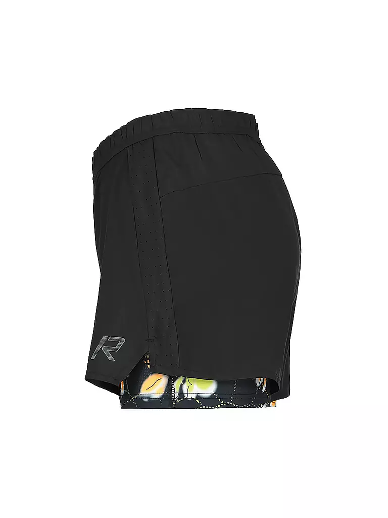 RUKKA | Damen 2in1 Laufshort Mahala | schwarz