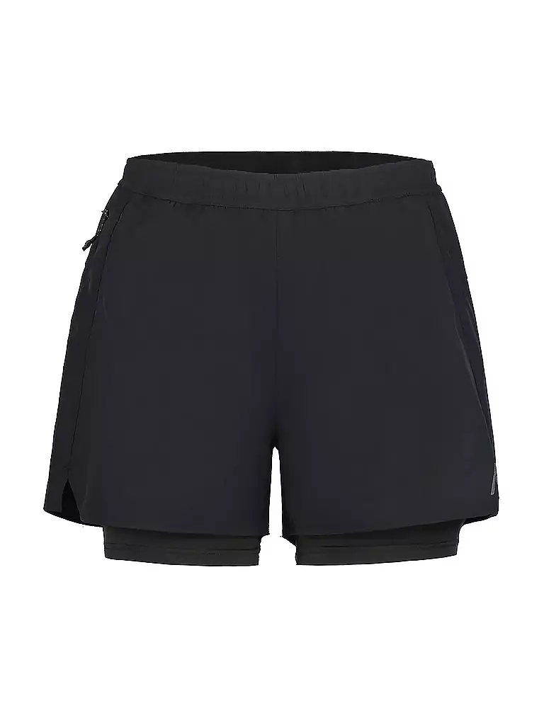 RUKKA | Damen 2in1 Laufshort Makela | schwarz