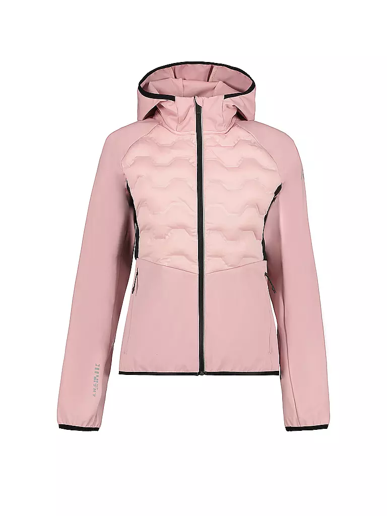 RUKKA | Damen Hybrid Laufjacke Martu | rosa