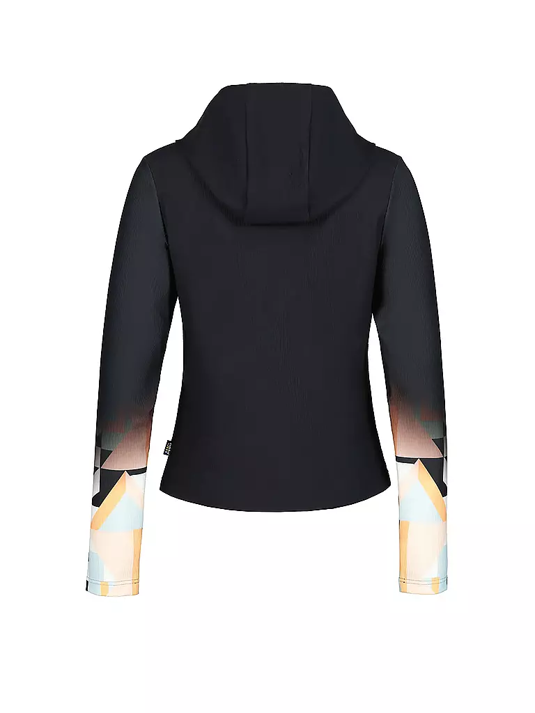 RUKKA | Damen Laufhoodie Ylijala | schwarz