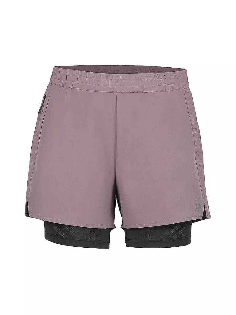 RUKKA | Damen Laufshort 2in1 Makela | lila
