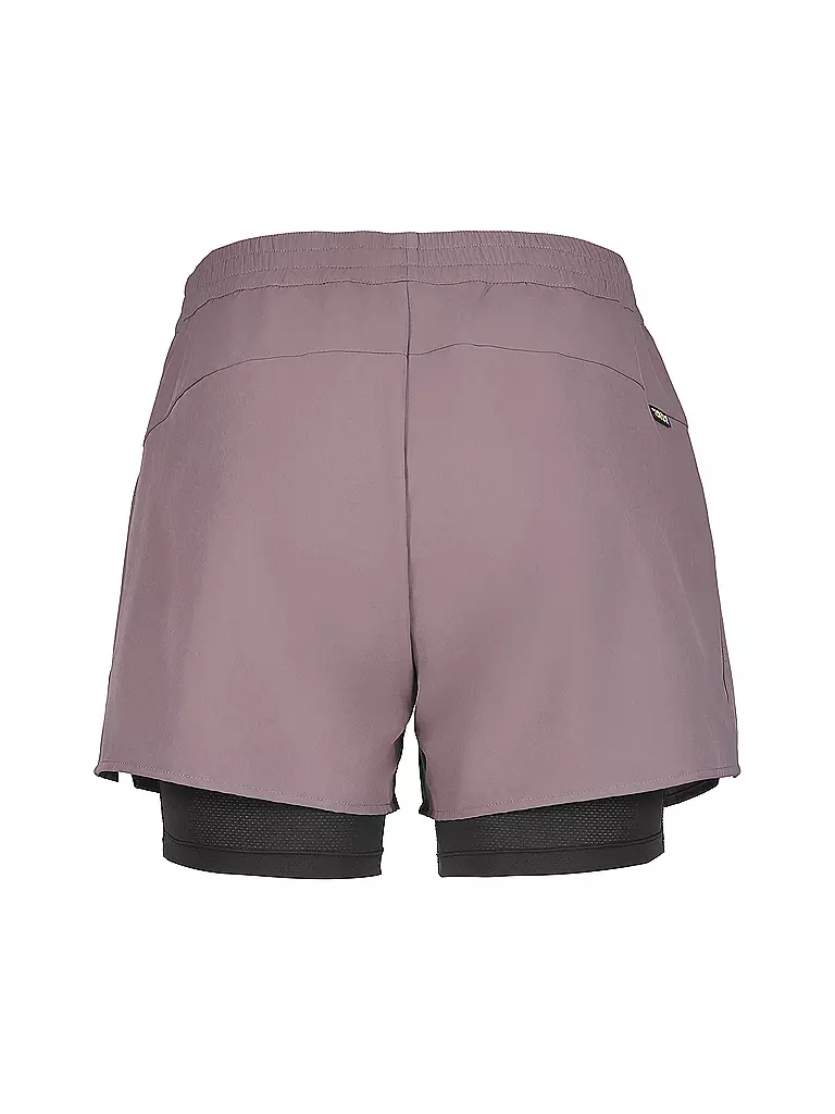 RUKKA | Damen Laufshort 2in1 Makela | lila