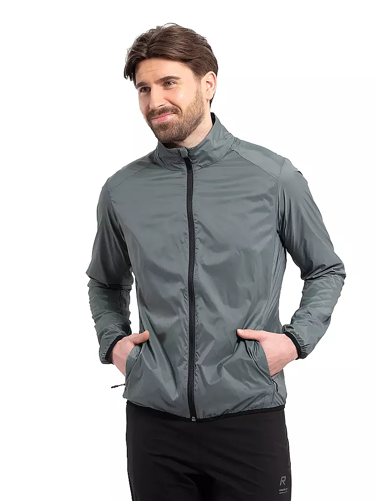 RUKKA | Herren Laufjacke Mailo | grau