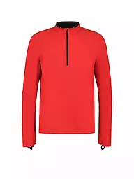 RUKKA | Herren Laufshirt Maanin mit Zip | rot