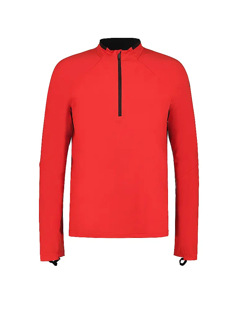 RUKKA | Herren Laufshirt Maanin mit Zip | rot