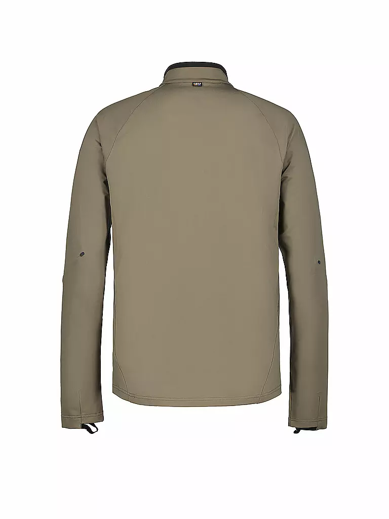 RUKKA | Herren Laufshirt Maanin mit Zip | braun