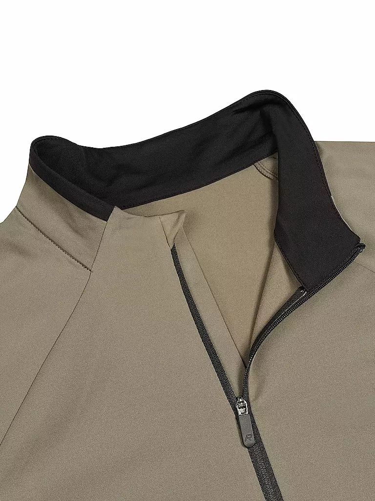 RUKKA | Herren Laufshirt Maanin mit Zip | braun