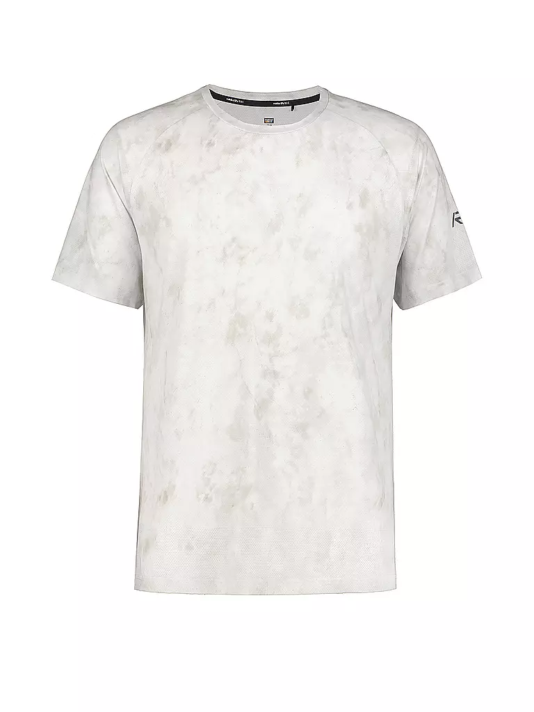 RUKKA | Herren Laufshirt Maavesi Print | weiss