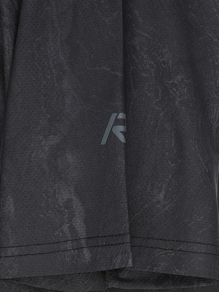 RUKKA | Herren Laufshirt Maavesi Print | schwarz