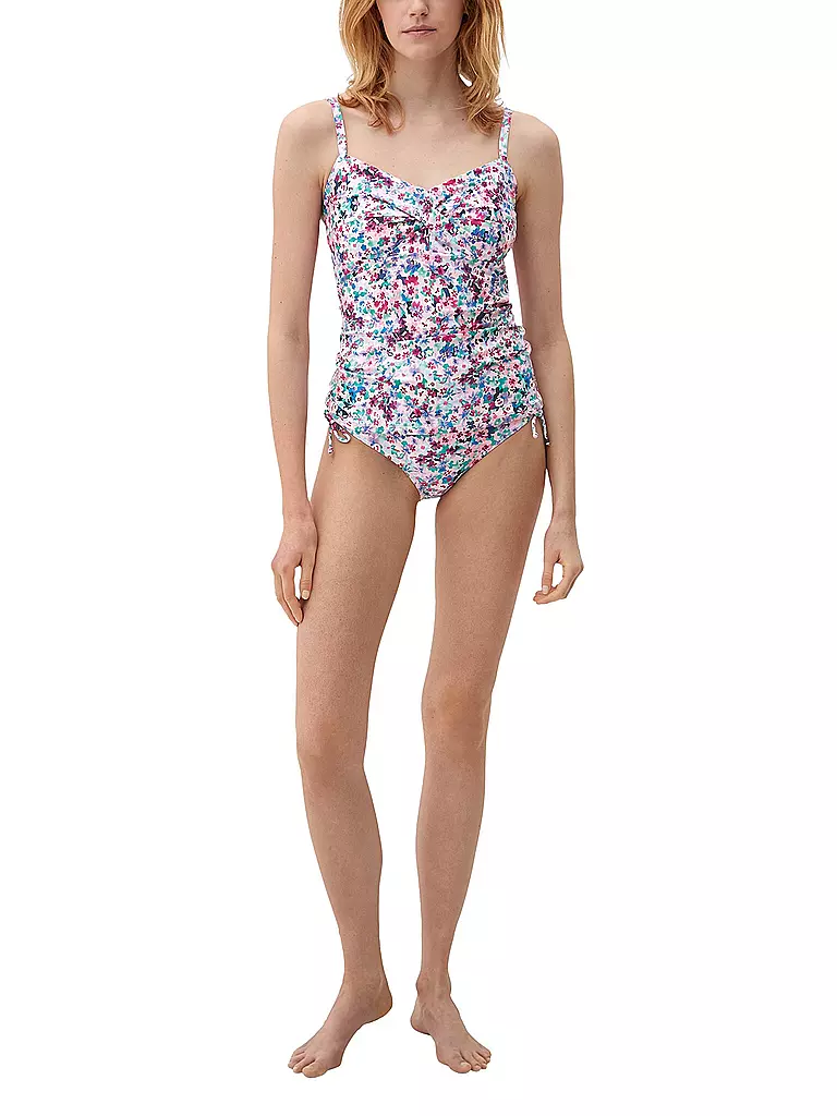 S.OLIVER | Damen Bikinioberteil Tankini Lilac Print | lila