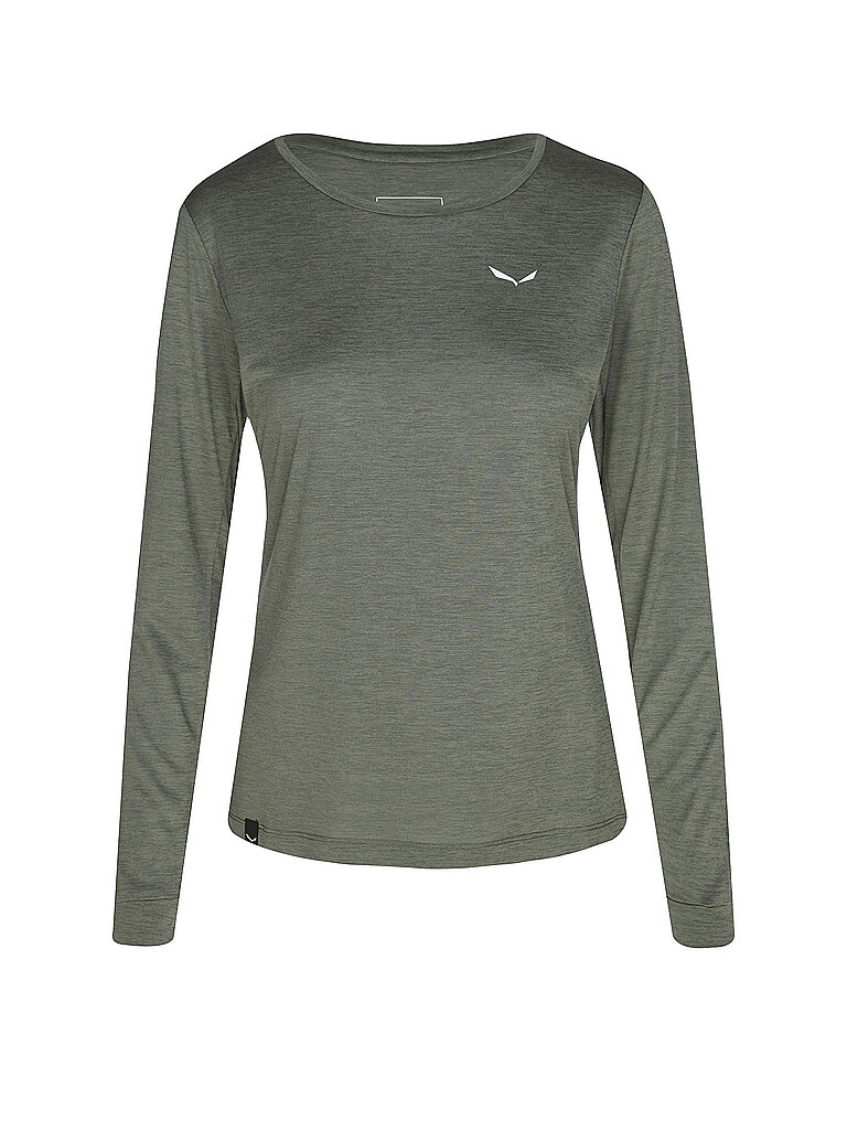 Salewa SALEWA Damen Funktionsshirt Puez Melange Dry'Ton olive | 34, olive