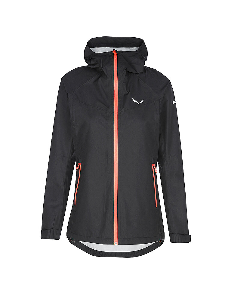 Salewa SALEWA Damen Wanderjacke Puez (Aqua 3) PTX Hoodie schwarz | 46, schwarz