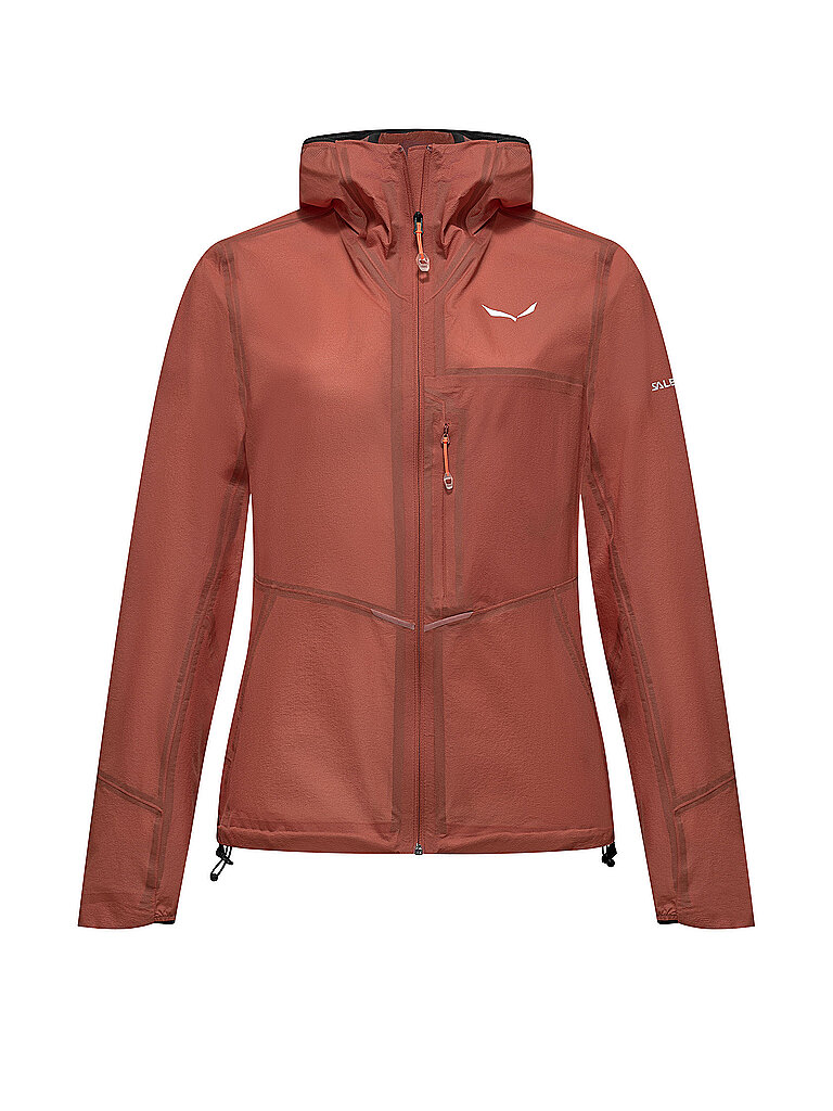 Salewa SALEWA Damen Wanderjacke Pedroc Light 2 PTX 2,5L Hoodie kupfer | 34, kupfer